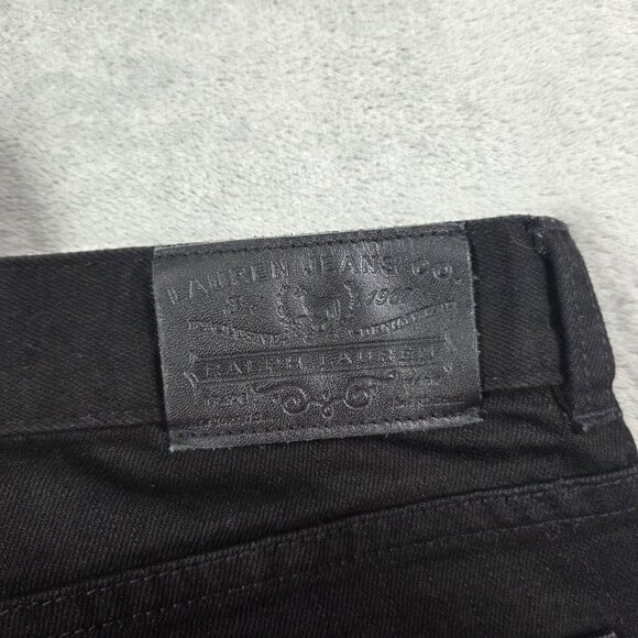 Ralph Lauren Jeans Co Womens 6 Black Classic Bootcut Stretch Preppy Western - Picture 5 of 10